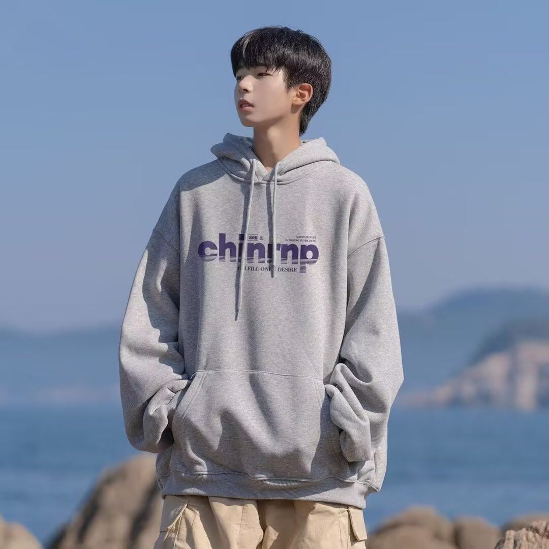 Street Fashion Culture - Mens With Hat Long Sleeve Hoodies