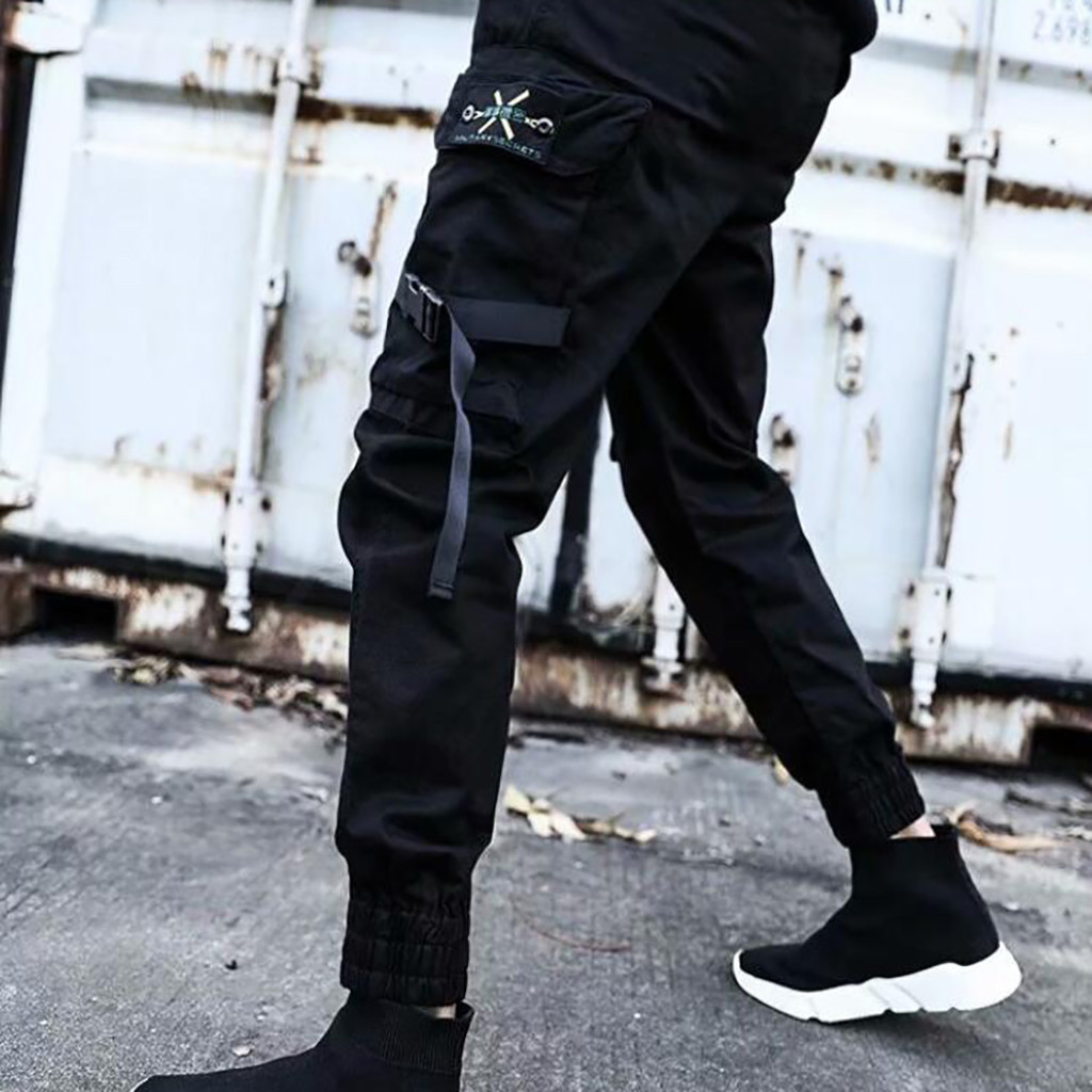 Street Fashion Art - Loose Fit Cargo Pants Men Streetwear
