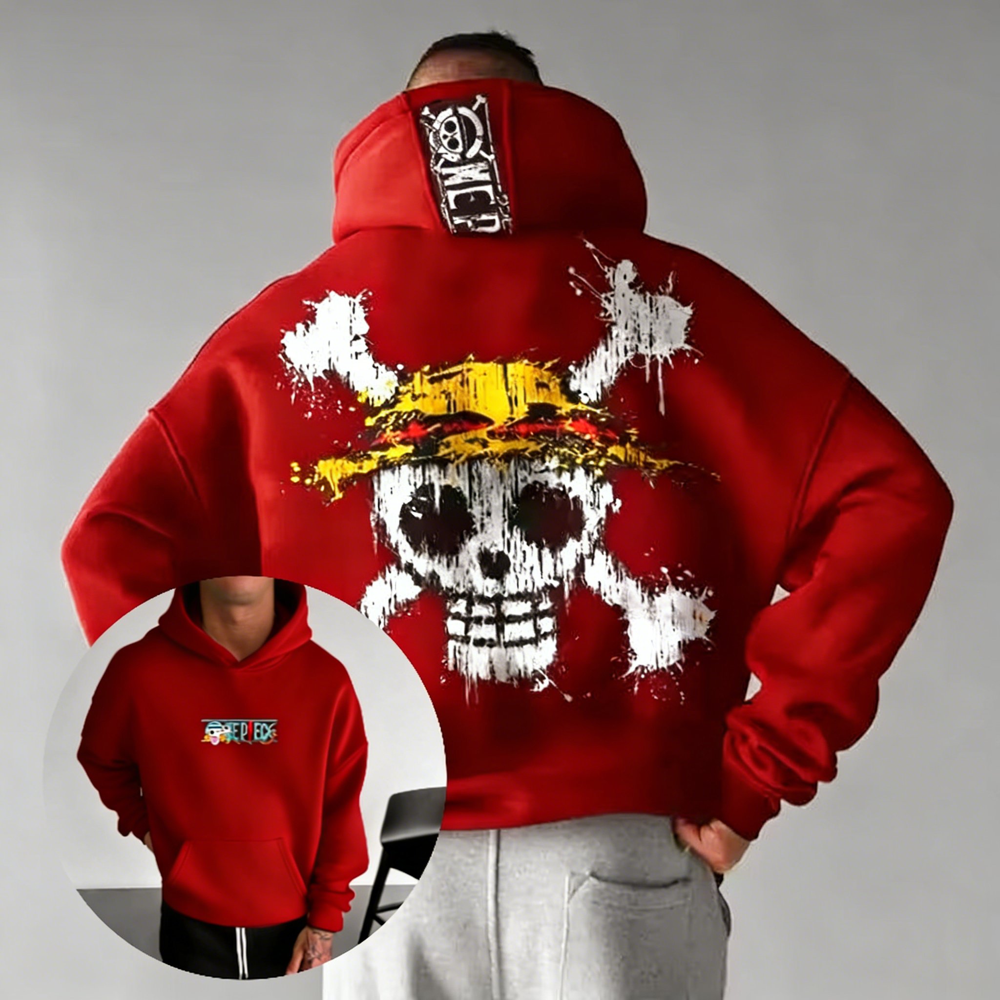 Street Fashion Hoodie - 2026 Spring Oversized One Piece Hooded