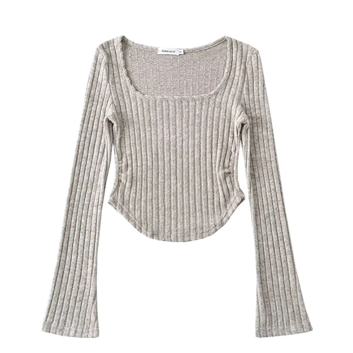 Street Fashion Culture - Sweaters Jumpers Pullovers Women American Rolled