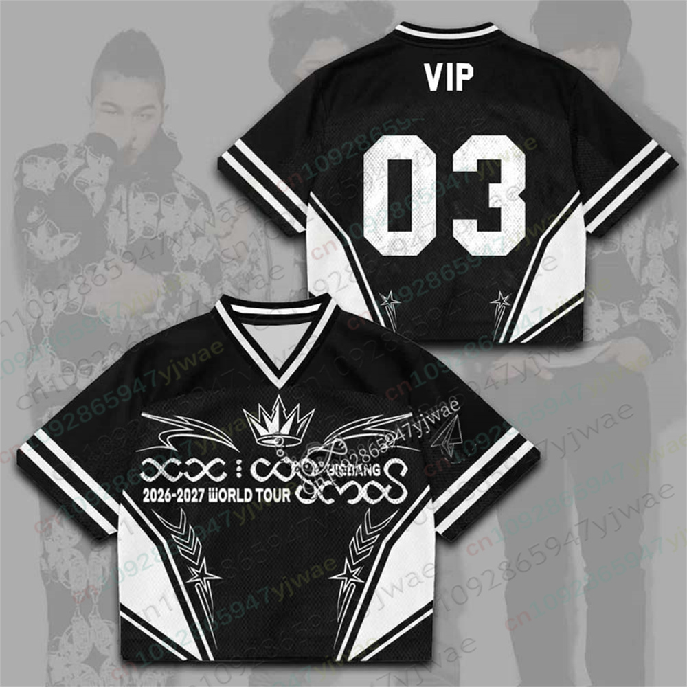 Street Fashion Outfit For Men - KPOP-Cosmos Piano Mesh Jersey 26-27 World