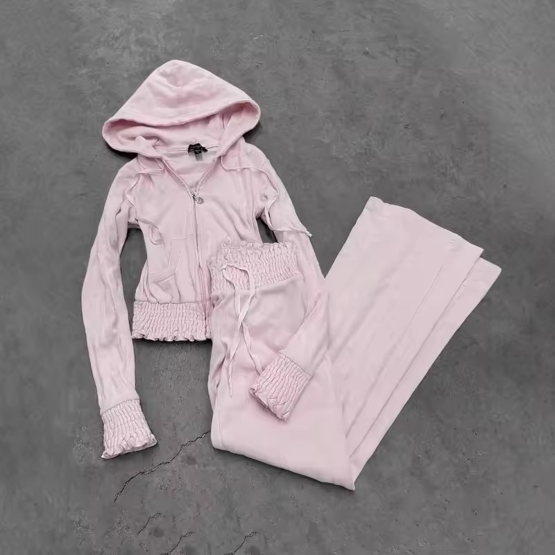 Street Fashion Hoodie - Fashion Casual Two Piece Sets Sweet