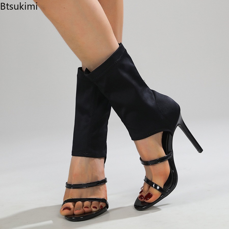 Sexy Stretch Boots High Heels  - Street Fashion Dance review and price