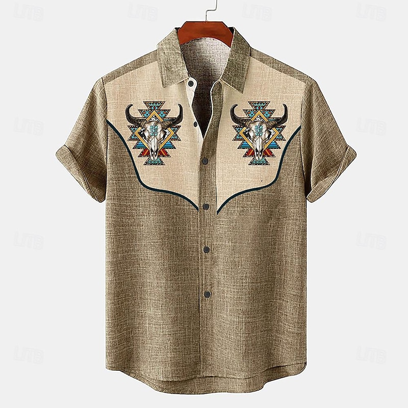 Linen Men's Shirt Short Sleeve - Parade Fashion Street review and price
