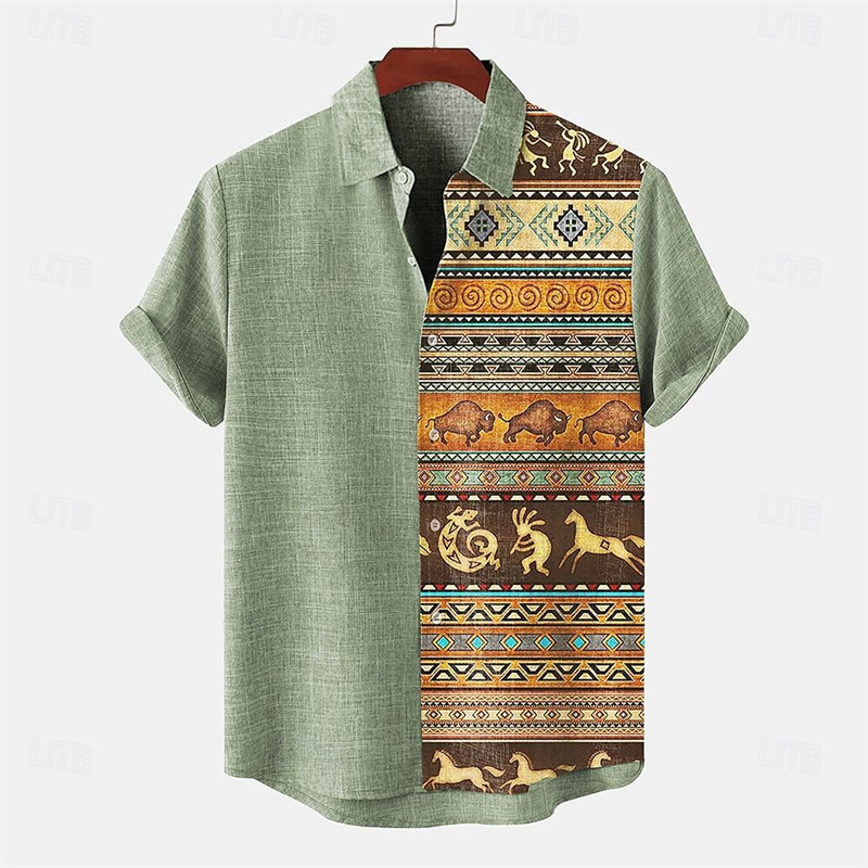 Linen Men's Shirt Short Sleeve - Parade Fashion Street review and price