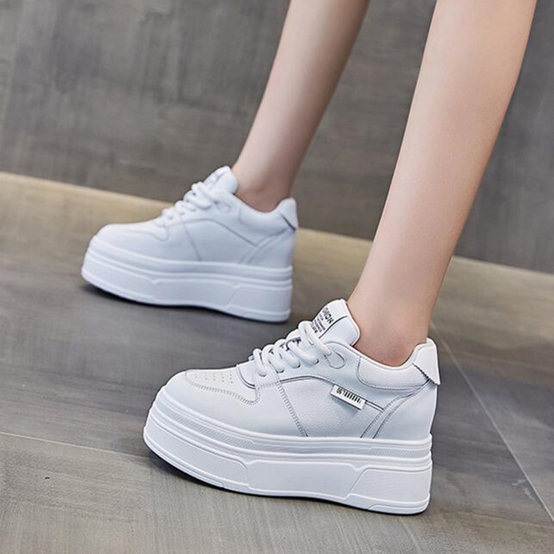 9CM Genuine Leather NEW Brand  - Chunky Sneaker Platform review and price