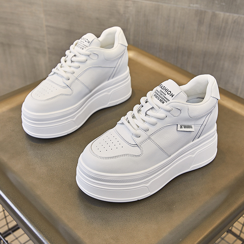 9CM Genuine Leather NEW Brand  - Chunky Sneaker Platform review and price