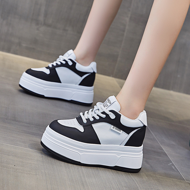 9CM Genuine Leather NEW Brand  - Chunky Sneaker Platform review and price