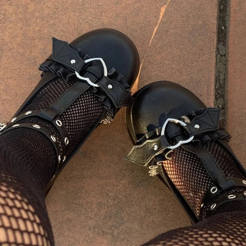 New Sweet Heart Buckle Wedges  - Chunky Sneaker Platform review and price