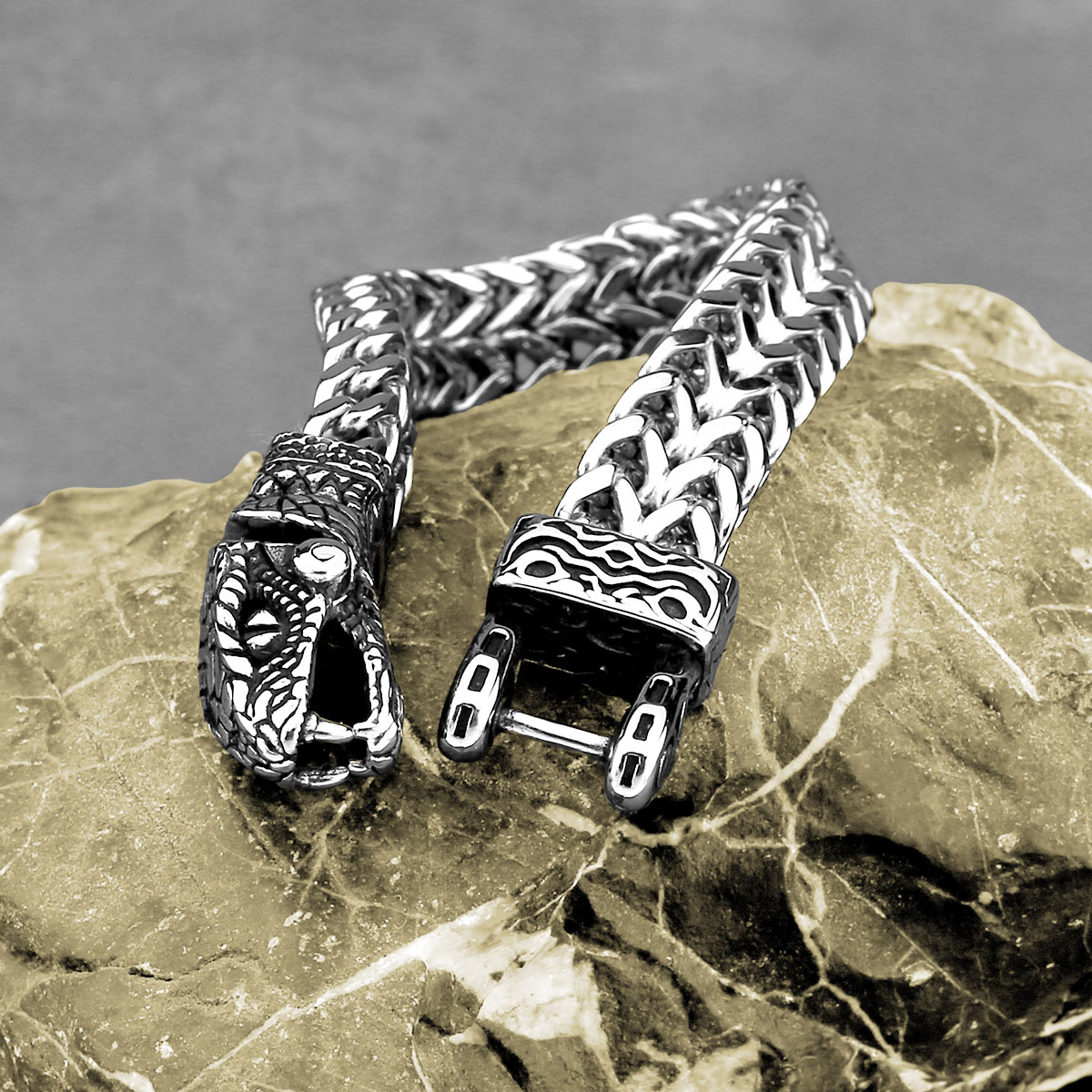 New Design Viking Snake Head M - Street Fashion Culture review and price