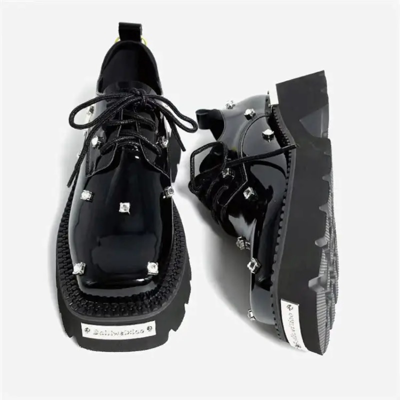 Women Loafers Crystal Platform - Chunky Sneaker Platform review and price