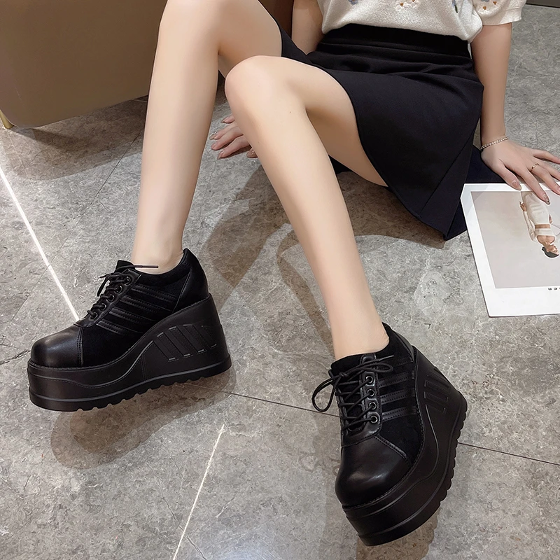 Big Size 35-43 Black Design Fe - Street Fashion Goth review and price