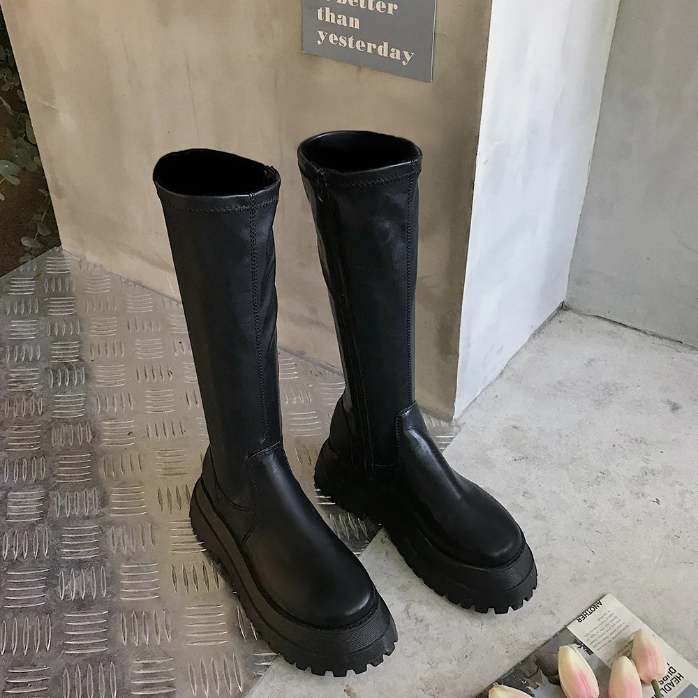 Winter Chunky Platform Heels L - Street Fashion Winter 2025 review and price