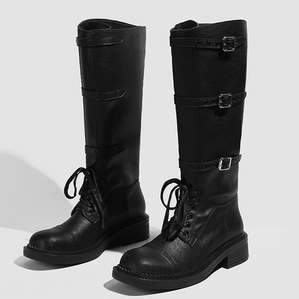Women's Knee High Boots Vintag - Street Fashion Designers review and price