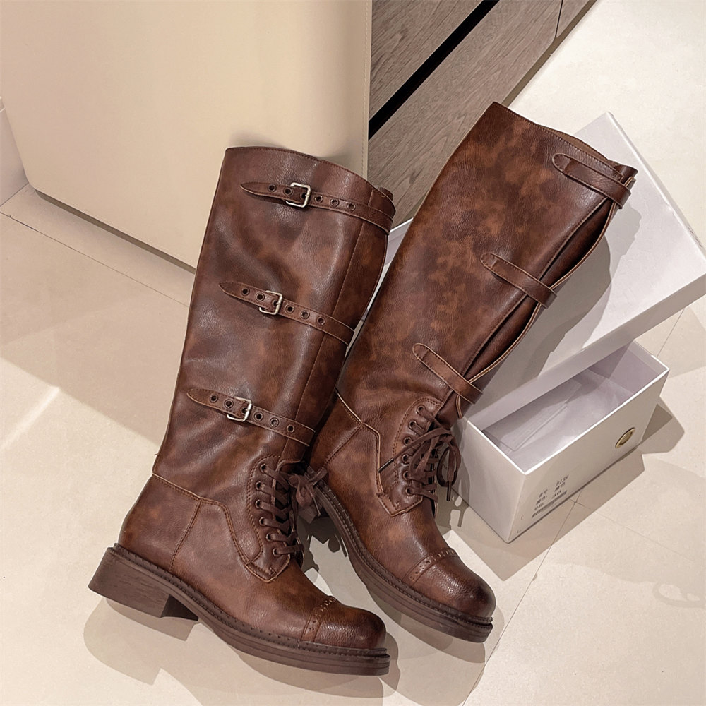 Women's Knee High Boots Vintag - Street Fashion Designers review and price