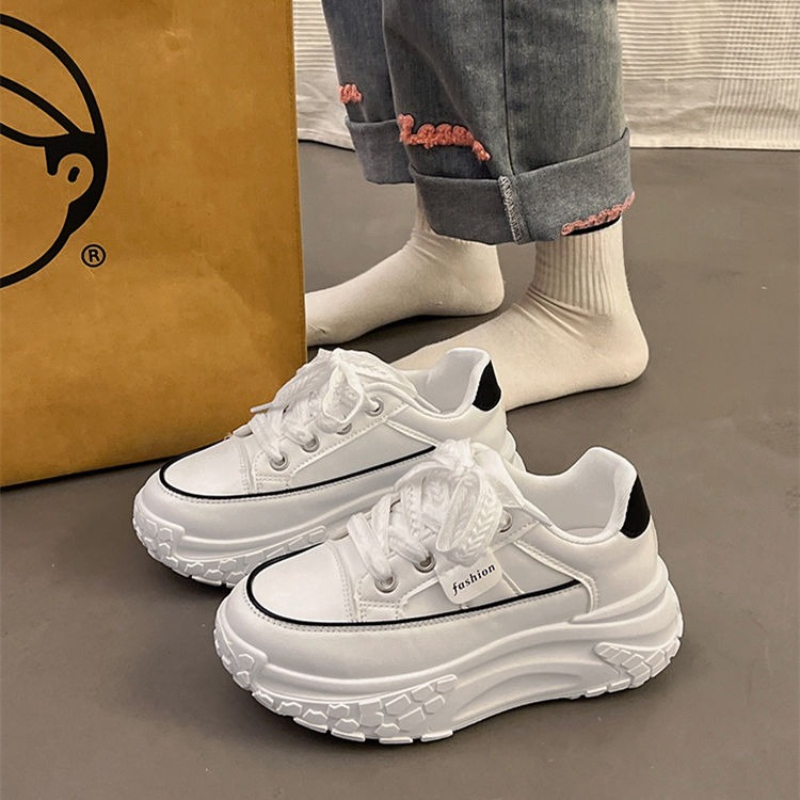 Spring Chunky White Sneakers f - Chunky Sneaker Platform review and price
