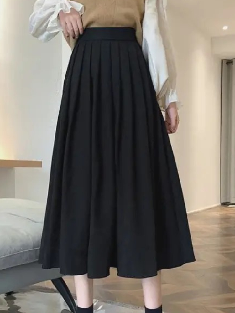 Women's Vintage Pleated Skirt  - Street Fashion Goth review and price