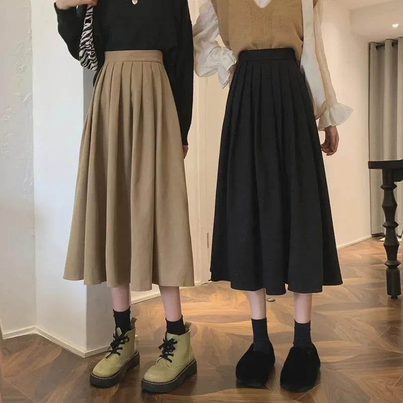 Women's Vintage Pleated Skirt  - Street Fashion Goth review and price