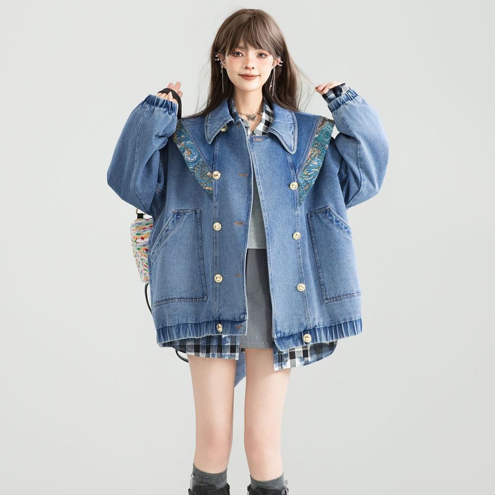 Vintage Denim Jacket Outwear W - Street Fashion Winter 2025 review and price