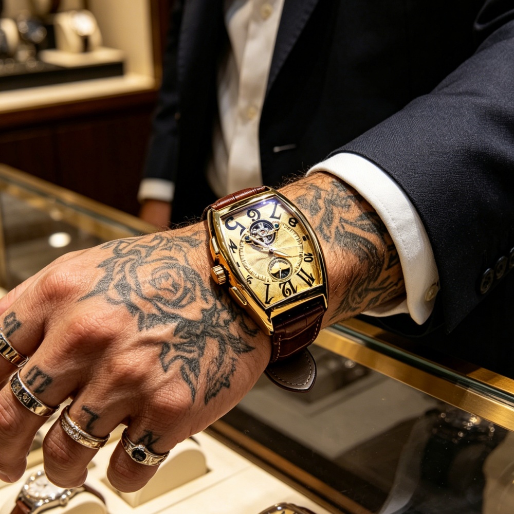 Punk-Style Barrel-Shaped Men's - Street Fashion Guys review and price