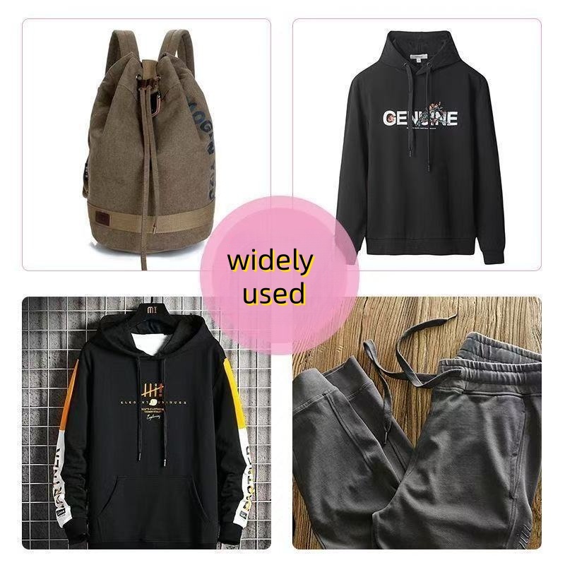 Width 1.2cm Colored Drawstring - Street Fashion Hoodie review and price