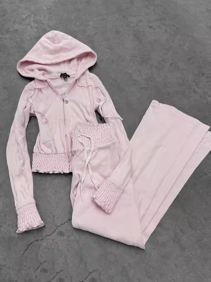 Fashion Casual Two Piece Sets  - Street Fashion Hoodie review and price