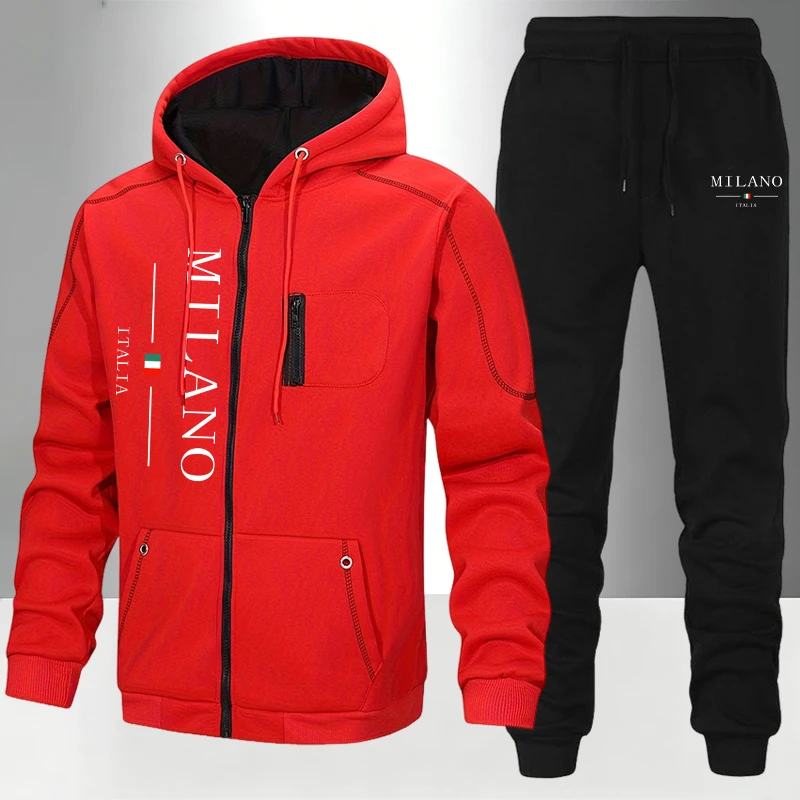 italy Fashion Men's Set/Coat/P - Street Fashion Hoodie review and price